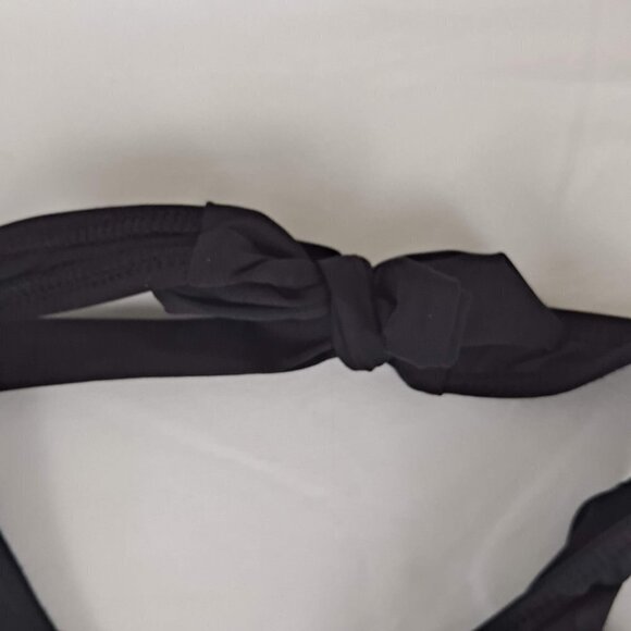 Apt 9 Size Small Black Halter Tankini Top Decorative Cutout Details at Hem NWT - Picture 5 of 14